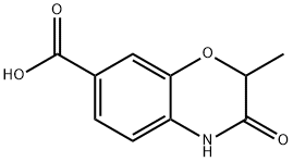 2-甲基-3-氧代-3,4-二氢-2H-苯并[B][1,4]噁嗪-7-羧酸 结构式