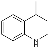 2-异丙基-N-甲基苯胺 结构式