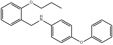 4-Phenoxy-N-(2-propoxybenzyl)aniline 结构式