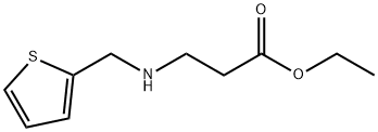 Ethyl 3-[(2-thienylmethyl)amino]propanoate 结构式