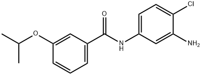 N-(3-Amino-4-chlorophenyl)-3-isopropoxybenzamide 结构式