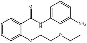 N-(3-Aminophenyl)-2-(2-ethoxyethoxy)benzamide 结构式