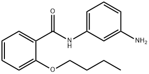 N-(3-AMINOPHENYL)-2-BUTOXYBENZAMIDE 结构式