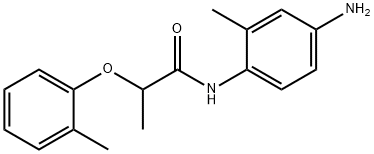 N-(4-AMINO-2-METHYLPHENYL)-2-(2-METHYLPHENOXY)-PROPANAMIDE 结构式