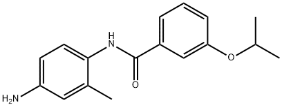 N-(4-AMINO-2-METHYLPHENYL)-3-ISOPROPOXYBENZAMIDE 结构式