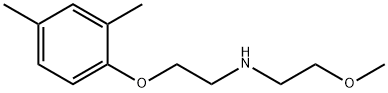 N-[2-(2,4-Dimethylphenoxy)ethyl]-N-(2-methoxyethyl)amine 结构式