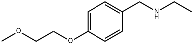 N-[4-(2-Methoxyethoxy)benzyl]-1-ethanamine 结构式