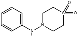 N-Phenylthiomorpholin-4-amine 1,1-dioxide 结构式