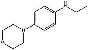 N-乙基-4-吗啉-4-基苯胺 结构式