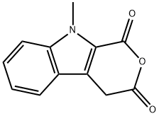9-甲基-4H-吡喃并[3,4-B]吲哚-1,3-二酮 结构式