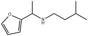 N-[1-(2-呋喃)乙基]-N-(3-甲基丁基)胺 结构式