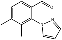 3,4-二甲基-2-(1H-吡唑-1-基)苯甲醛 结构式