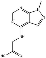(1-甲基-1H-吡唑并[3,4-D]嘧啶-4-基胺)-乙酸 结构式