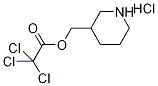 3-Piperidinylmethyl 2,2,2-trichloroacetatehydrochloride 结构式