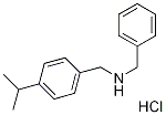Benzyl-(4-isopropyl-benzyl)-amine hydrochloride 结构式