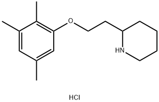 2-(2-Piperidinyl)ethyl 2,3,5-trimethylphenylether hydrochloride 结构式