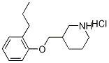 3-[(2-Propylphenoxy)methyl]piperidinehydrochloride 结构式