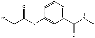 3-[(2-Bromoacetyl)amino]-N-methylbenzamide 结构式