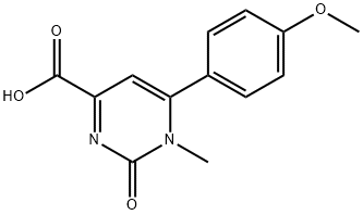 6-(4-甲氧基-苯基)-1-甲基-2-羰基-1,2-二氢-嘧啶-4-羧酸 结构式