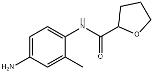 N-(4-氨基-2-甲基苯基)四氢呋喃-2-甲酰胺 结构式