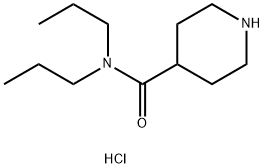 N,N-Dipropyl-4-piperidinecarboxamide hydrochloride 结构式