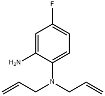 N~1~,N~1~-Diallyl-4-fluoro-1,2-benzenediamine 结构式