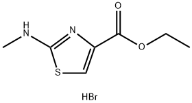 4-thiazolecarboxylic acid, 2-(methylamino)-, ethyl ester 结构式