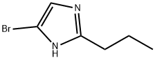 4-溴-2-丙基-1H-咪唑 结构式
