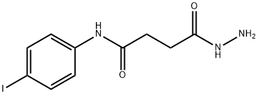 4-肼基-N-(4-碘苯基)-4-氧代丁酰胺 结构式