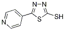 5-Pyridin-4-yl-1,3,4-thiadiazole-2-thiol 结构式