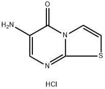 6-氨基-5H-[1,3]噻唑并[3,2-A]嘧啶-5-酮盐酸盐 结构式