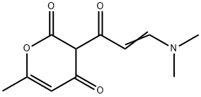 3-[(2E)-3-(二甲基氨基)丙-2-烯酰]-6-甲基-2H-吡喃-2,4(3H)-二酮 结构式