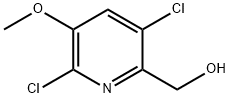 (3,6-Dichloro-5-methoxypyridin-2-yl)methanol 结构式