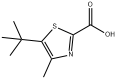 5-叔丁基-4-甲基-1,3-噻唑-2-甲酸钠 结构式