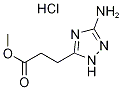 3-(3-氨基-1H-1,2,4-三唑-5-基)丙酸盐酸盐甲基 结构式