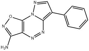 6-苯基异恶唑并[5,4-E]吡唑并[5,1-C][1,2,4]三嗪-3-胺 结构式
