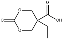 5-Ethyl-2-oxo-1,3-dioxane-5-carboxylic acid 结构式