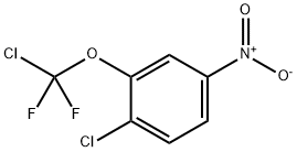 1-Chloro-2-[chloro(difluoro)-methoxy]-4-nitro-benzene 结构式