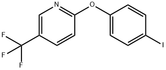 2-(4-碘苯氧基)-5-(三氟甲基)吡啶 结构式