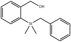 [2-(Benzyldimethylsilyl)phenyl]methanol 结构式