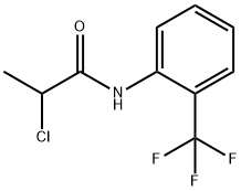 2-氯-N-[2-(三氟甲基)苯基]丙酰胺 结构式