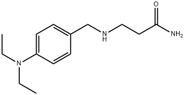 3-{[4-(DIETHYLAMINO)BENZYL]AMINO}PROPANAMIDE 结构式