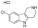 8-氯-1H,2H,3H,4H,5H-吡啶并[4,3-B]吲哚盐酸盐 结构式