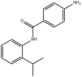 4-AMINO-N-(2-ISOPROPYLPHENYL)BENZAMIDE 结构式