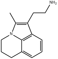 2-(2-METHYL-5,6-DIHYDRO-4H-PYRROLO[3,2,1-IJ]QUINOLIN-1-YL)ETHANAMINE 结构式