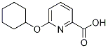 6-(cyclohexyloxy)pyridine-2-carboxylic acid 结构式