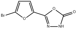 5-(5-bromo-2-furyl)-1,3,4-oxadiazol-2(3h)-one 结构式