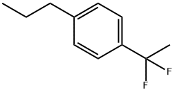 1-(1,1-二氟乙基)-4-丙基苯 结构式