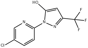 1-(5-chloro-2-pyridinyl)-3-(trifluoromethyl)-1H-pyrazol-5-ol 结构式