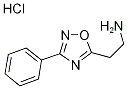 2-(3-苯基-1,2,4-噁二唑-5-基)乙胺 结构式